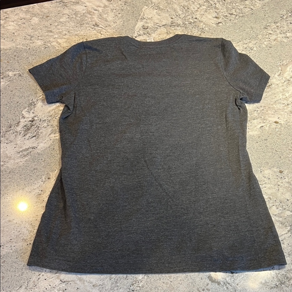 Bella Canvas Heather Charcoal Crewneck CATFLIX Tee Size L (runs small) - Picture 5 of 6